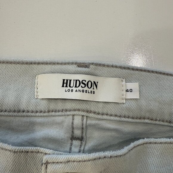 Hudson Zack Sprayed Gray Paint Splatter Skinny Jeans Men's Size 40 NWT NEW - Picture 5 of 12